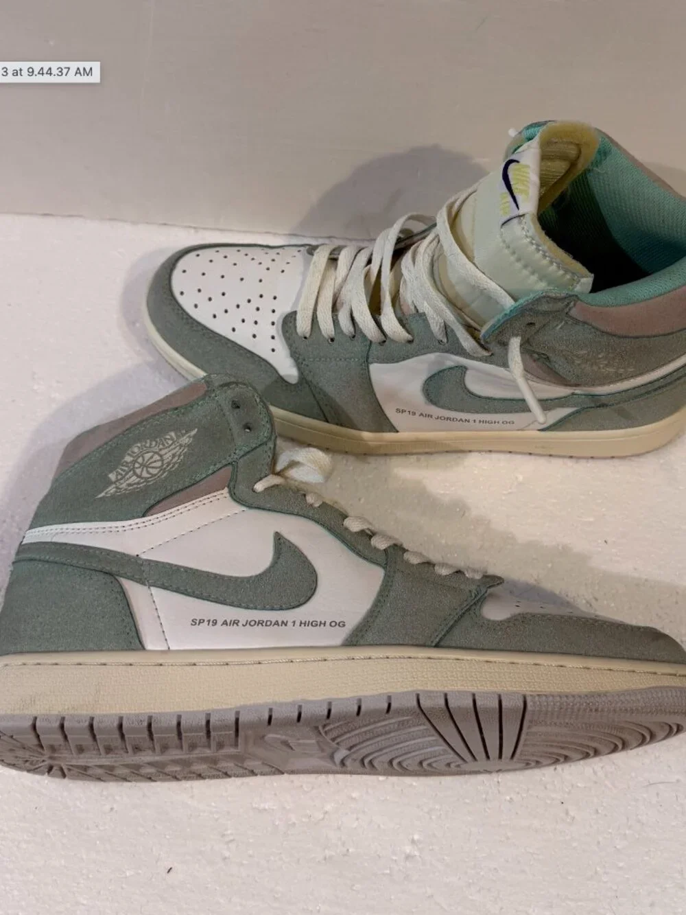 Nike Air Jordan 1 Retro OG High Turbo Green Mens Size 12 (555088-311) RARE